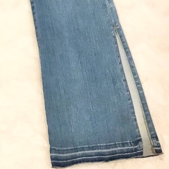 Madewell 32 Cali Demi-Boot Women’s Jeans High Rise Release Raw Hems Side Slits - Picture 4 of 12